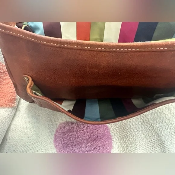 Vintage Coach Legacy Ali 65th Anniversary Leather Shoulder Bag in Whiskey - Picture 7 of 10